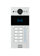 Akuvox R20B MINI IP Video Intercom se čtečkou karet a 5 tlačítky (na / pod omítku)